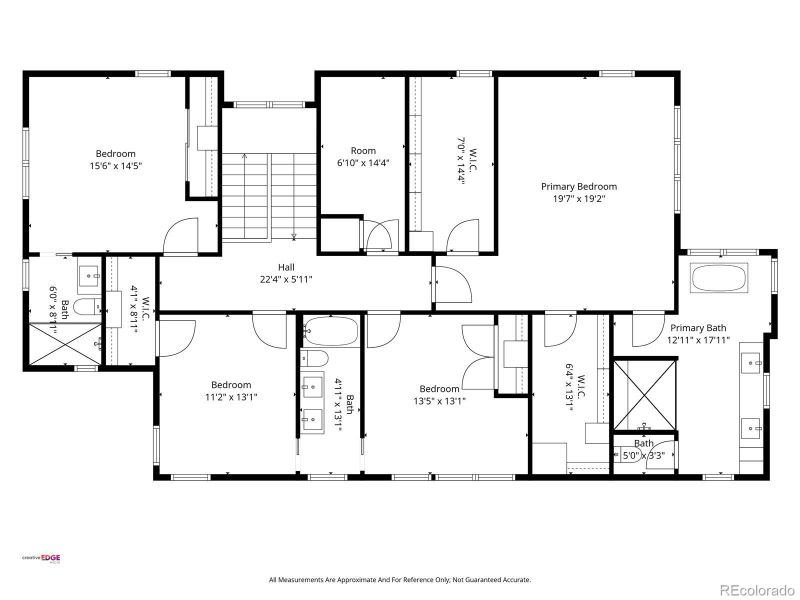 2D floor plan layout of this home in , Denver, CO (Image 6).