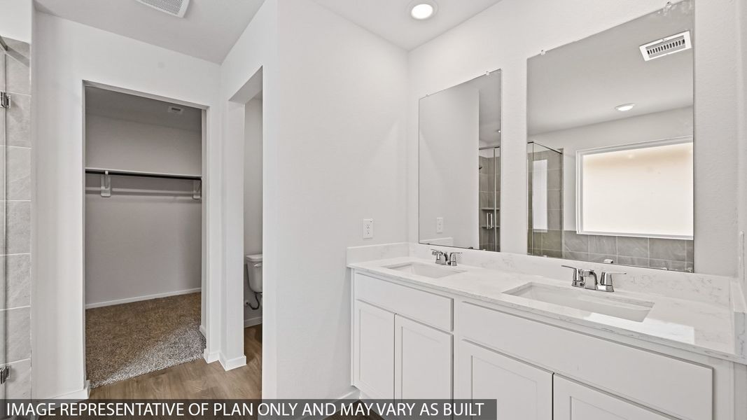 Furnished interior view inside a new home in Granger Pines, Conroe (Image 8).