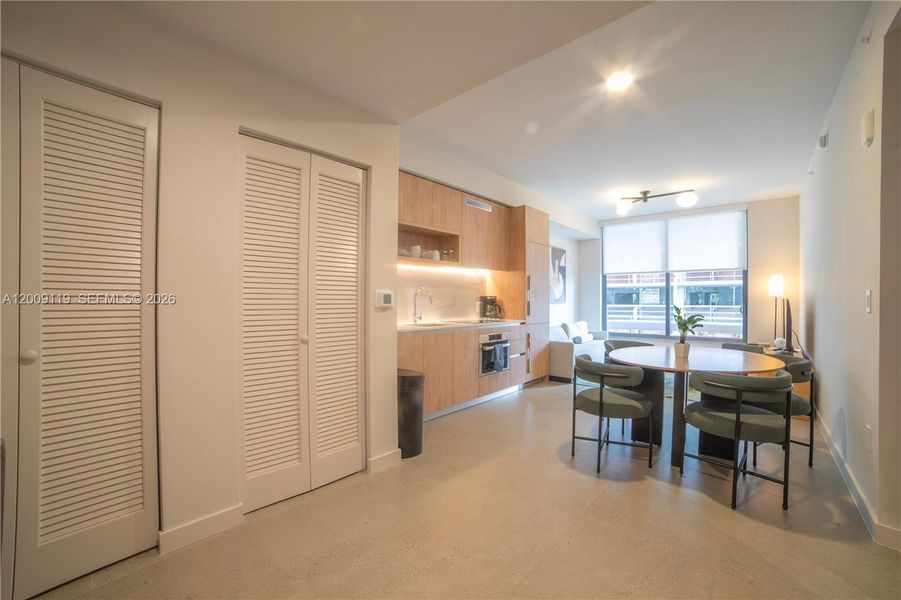Furnished interior view inside a new home in , Miami (Image 9).