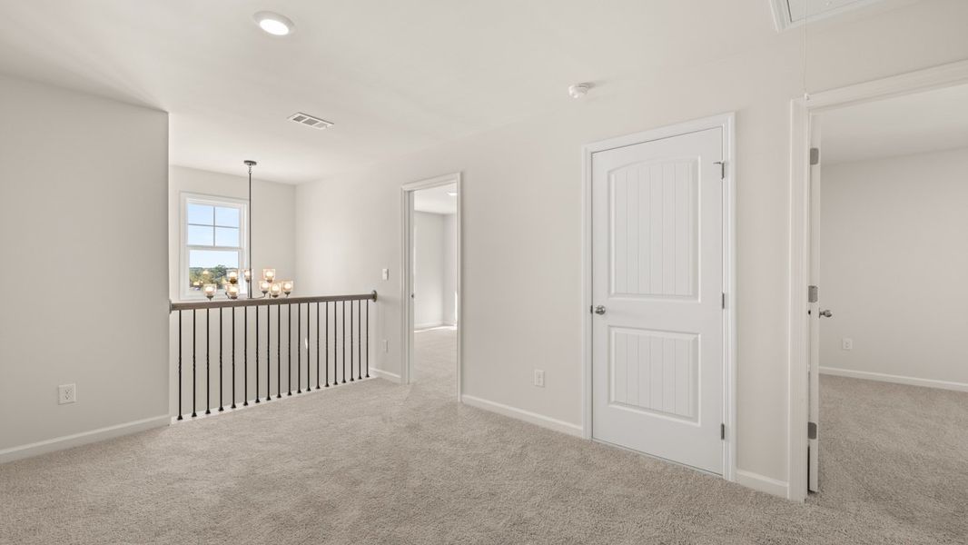 Representative unfurnished interior of a home built from the WINDSOR by D.R. Horton in Butner Estates, South Fulton (Image 55).