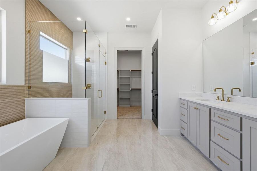 Furnished interior view inside a new home in , West (Image 16).