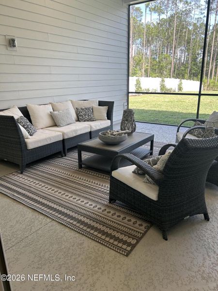 Exterior details and patio area of a home in SilverLeaf, St. Augustine (Image 2). Exterior details and patio area of a home in SilverLeaf, St. Augustine (Image 2).