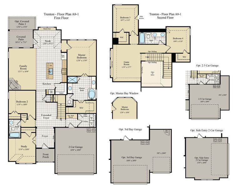 Trenton A8-1 Floor Plan