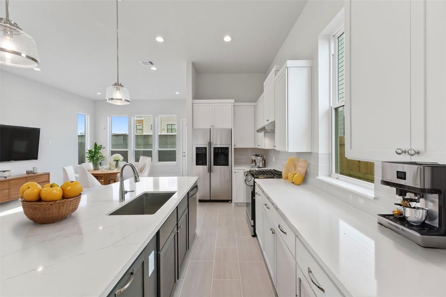 Furnished interior view inside a new home in , Houston (Image 7).