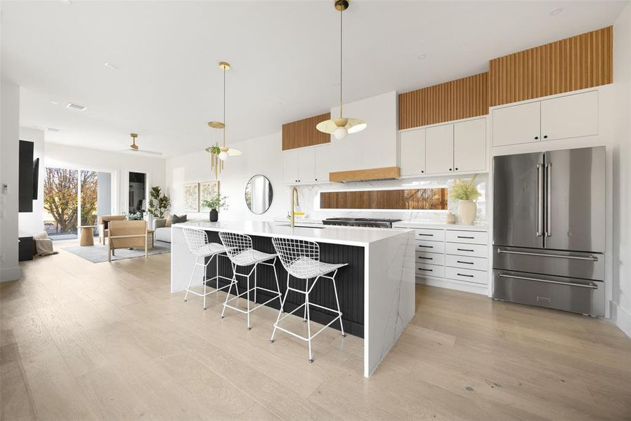 Furnished interior view inside a new home in , Dallas (Image 11).