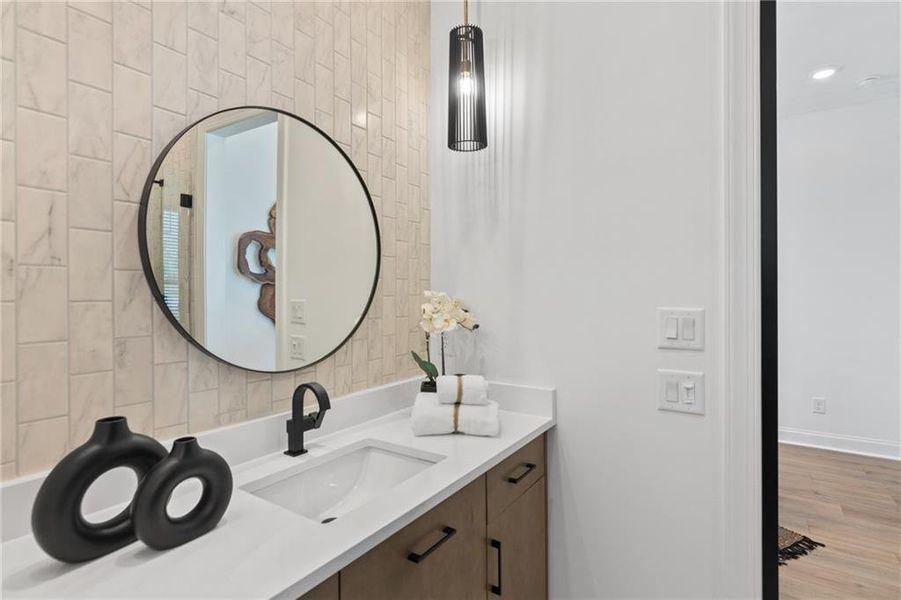 Furnished interior view inside a new home in Waterhaven, Cumming (Image 6).