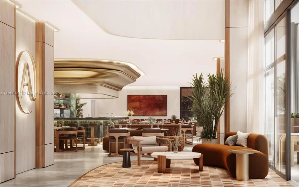 Furnished interior view inside a new home in , Miami (Image 5).