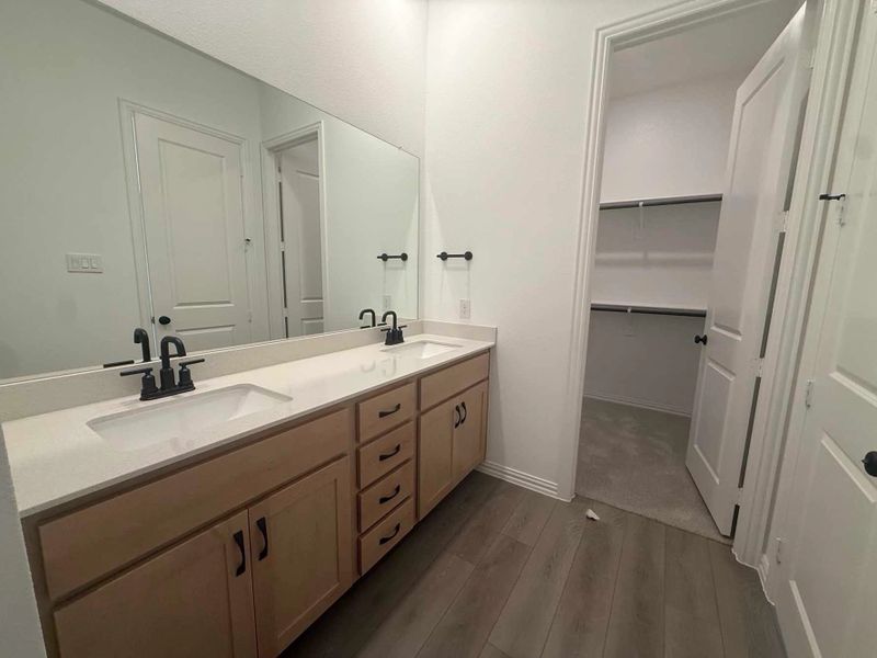 Primary Bathroom Construction Progress featuring the Artisan Collection