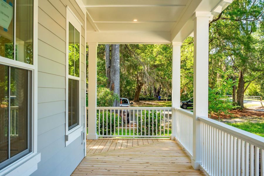 Exterior details and patio area of a home in , Mount Pleasant (Image 41).