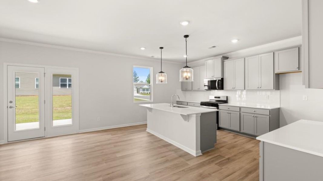 Furnished interior view inside a new home in Fairway 17 at Mirror Lake, Villa Rica (Image 4).