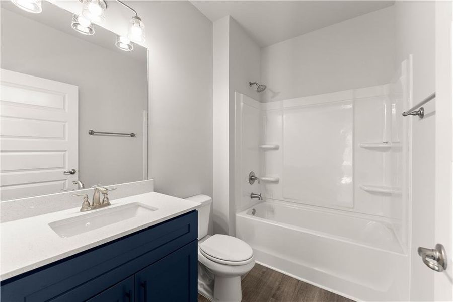 Furnished interior view inside a new home in Habersham Meadows, Demorest (Image 3).