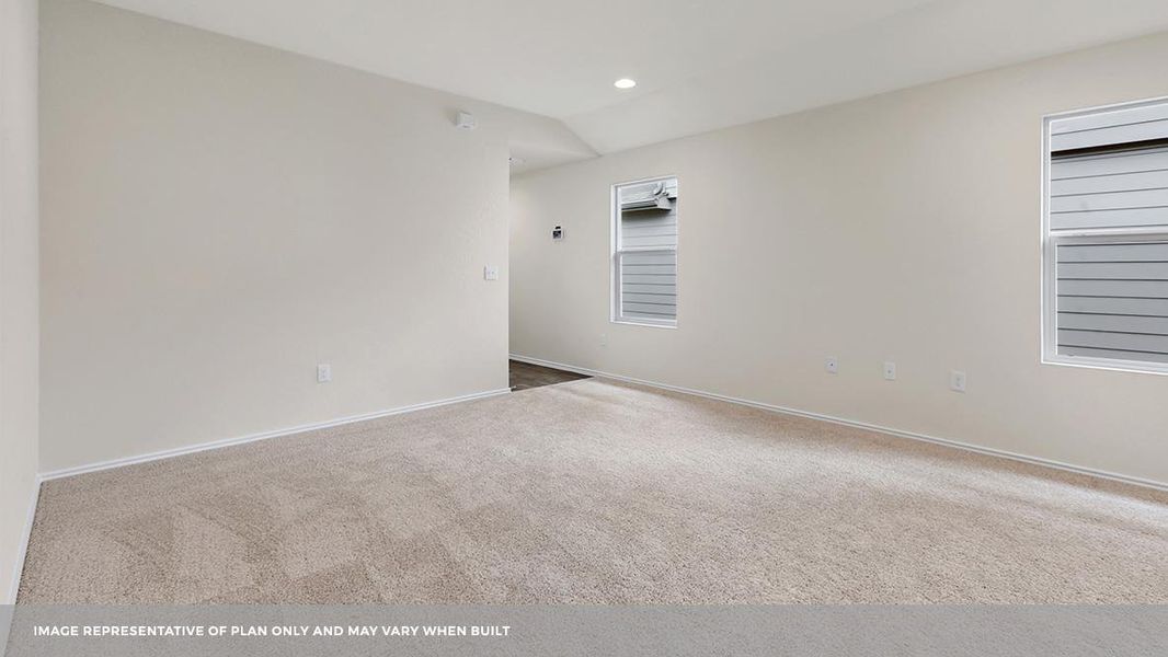 Spacious, unfurnished interior of a new home in Carillon, Manor (Image 13).