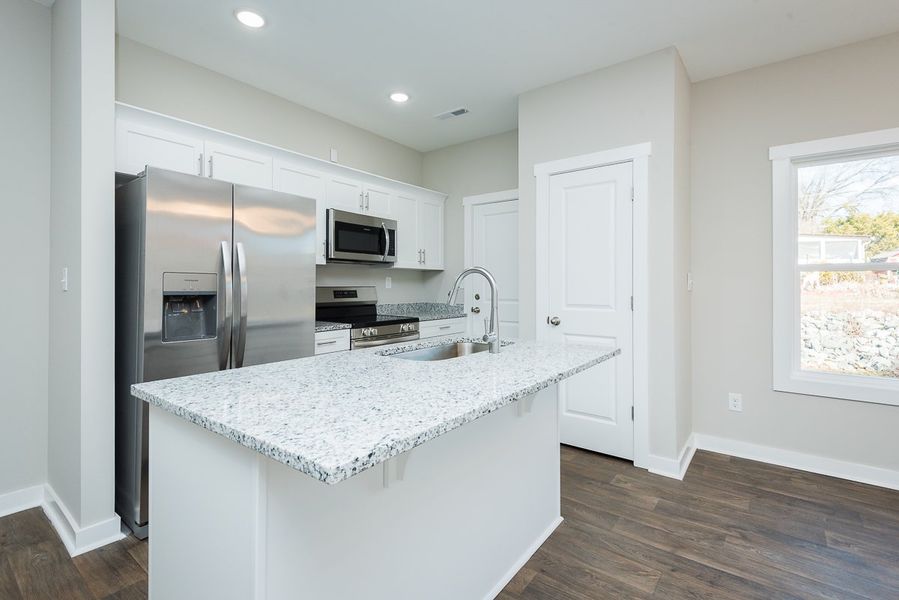 Representative furnished interior of a home built from the Camden A by Foundation Home Builders LLC in Pinnix Loop, Burlington (Image 5).