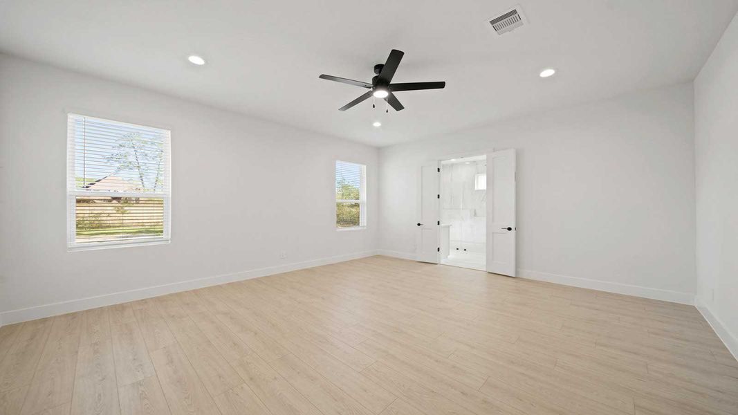 Representative unfurnished interior of a home built from the Galway by D.R. Horton in Butlers Bend Estates, Pinehurst (Image 26). Representative unfurnished interior of a home built from the Galway by D.R. Horton in Butlers Bend Estates, Pinehurst (Image 26).