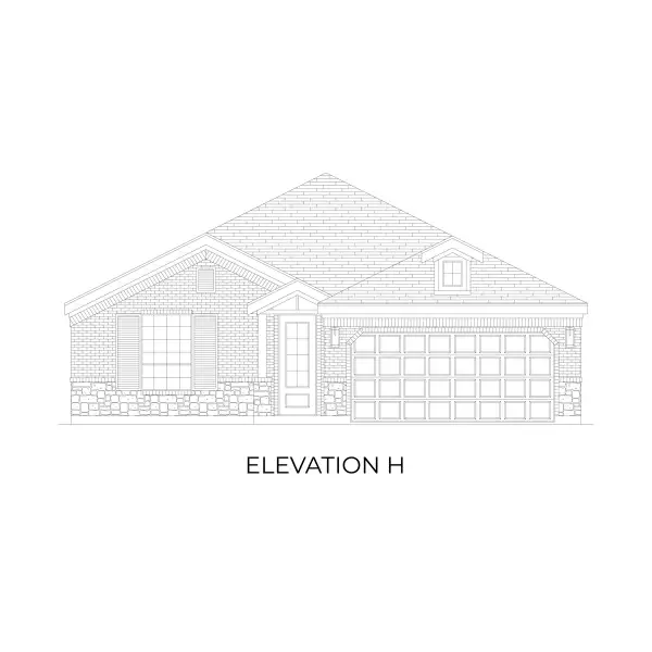 Representative rendering of the exterior for the McKinley F by First Texas Homes (Image 10). Representative rendering of the exterior for the McKinley F by First Texas Homes (Image 10).
