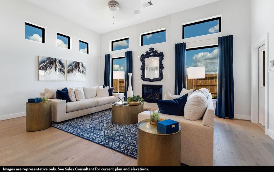 Furnished interior view inside a new home in River Ranch Meadows, Dayton (Image 25).
