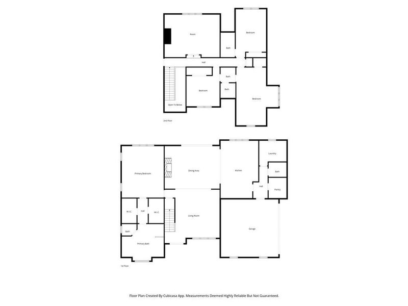 2D floor plan layout of this home in , White, GA (Image 5).