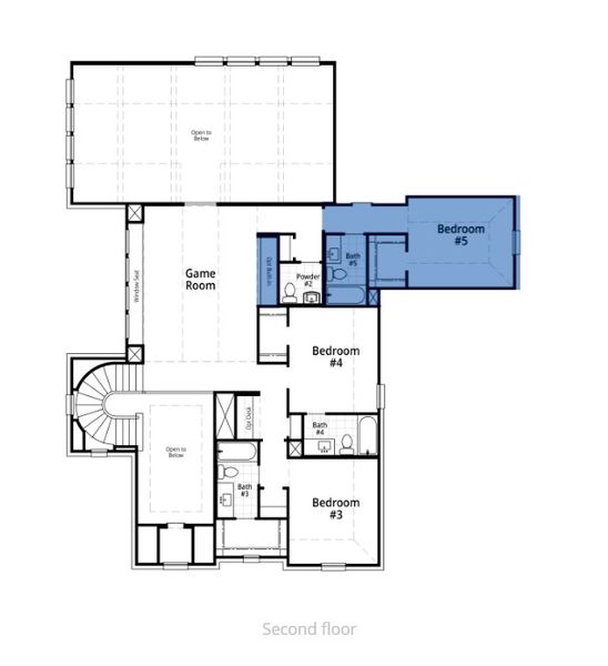2D floor plan layout of this home in Saddle Star Estates, Rockwall, TX (Image 2). 2D floor plan layout of this home in Saddle Star Estates, Rockwall, TX (Image 2).