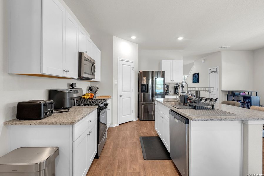 Furnished interior view inside a new home in Langdon, San Antonio (Image 18).