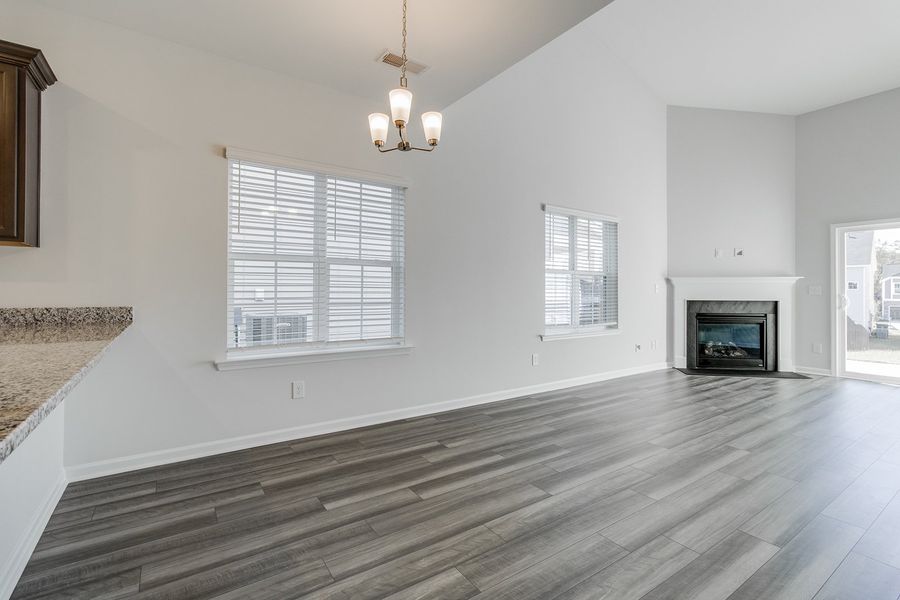 Spacious, unfurnished interior of a new home in The Falls, Blythewood (Image 16).