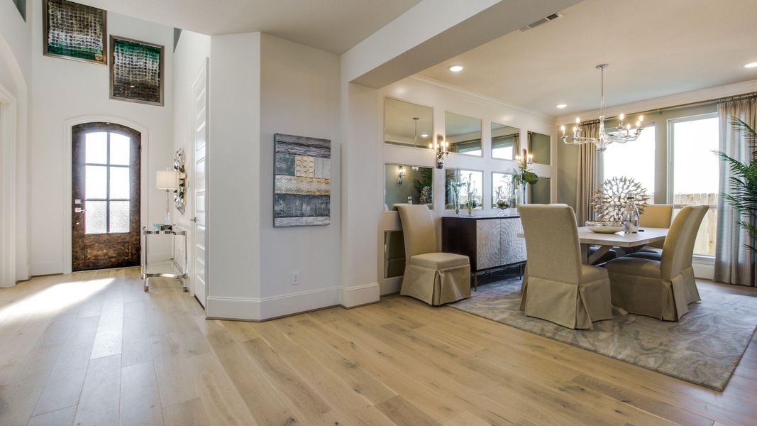 Furnished interior view inside a new home in Jordan Ranch, Katy (Image 26).