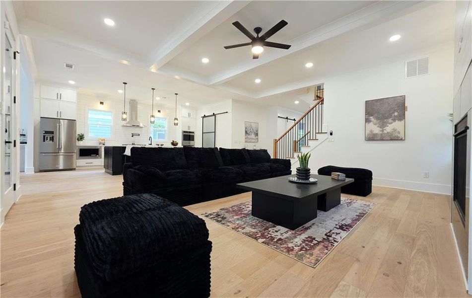 Furnished interior view inside a new home in , Atlanta (Image 14).