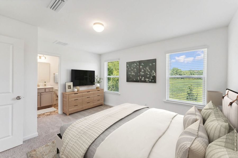 Representative furnished interior of a home built from the Lucas TH by True Homes in Dukes Ridge, Charlotte (Image 10). Representative furnished interior of a home built from the Lucas TH by True Homes in Dukes Ridge, Charlotte (Image 10).