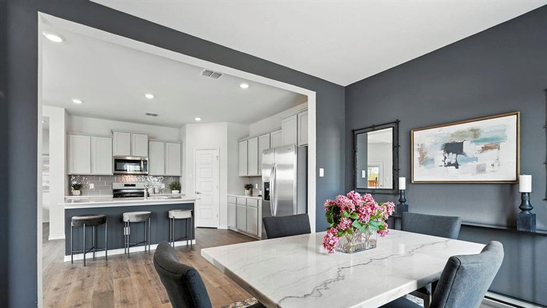 Furnished interior view inside a new home in Lilybrooke at Legacy Hills, Celina (Image 21).