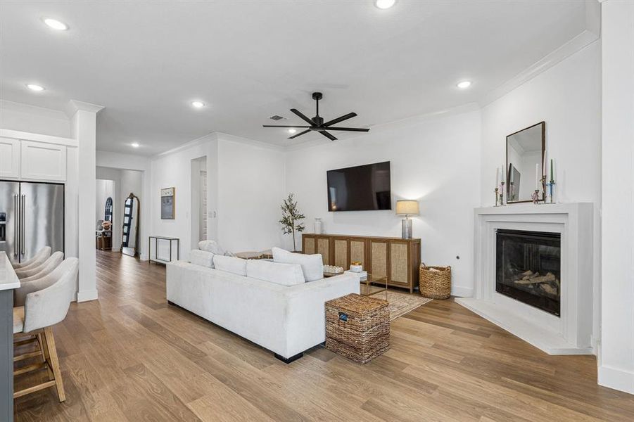 Furnished interior view inside a new home in , Aledo (Image 19).