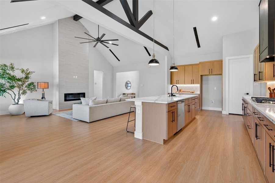 Furnished interior view inside a new home in , Forney (Image 13).