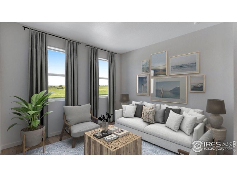 Furnished interior view inside a new home in Vista Meadows, Fort Lupton (Image 10).