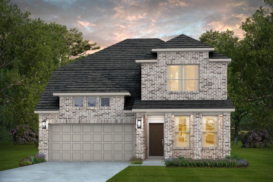 Representative exterior photo of a completed home built from the Needham by Pulte Homes in Davis Ranch, San Antonio, TX (Image 8). Representative exterior photo of a completed home built from the Needham by Pulte Homes in Davis Ranch, San Antonio, TX (Image 8).