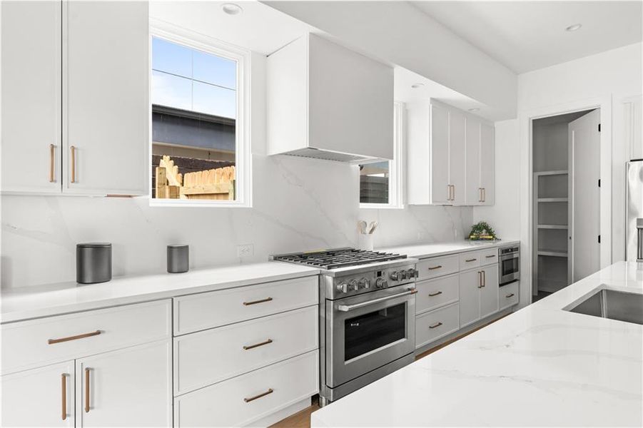 Furnished interior view inside a new home in , Atlanta (Image 10).