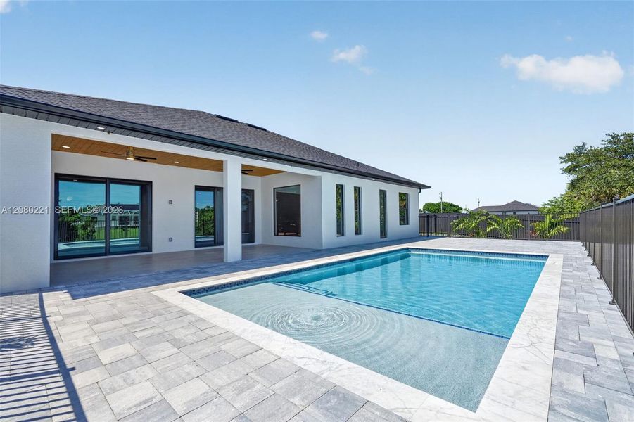 Exterior details and patio area of a home in , Cape Coral (Image 48).