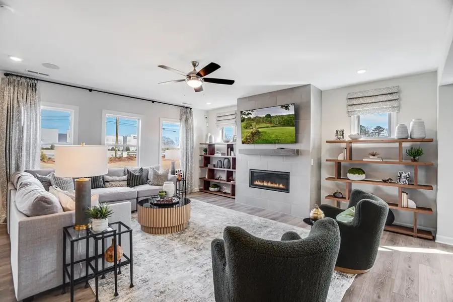 Furnished interior view inside a new home in Silverstone, Knightdale (Image 3).