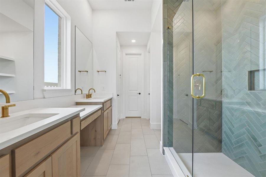 Furnished interior view inside a new home in Pecan Square, Northlake (Image 11).