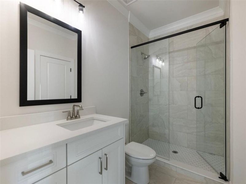 Furnished interior view inside a new home in , Buford (Image 24).