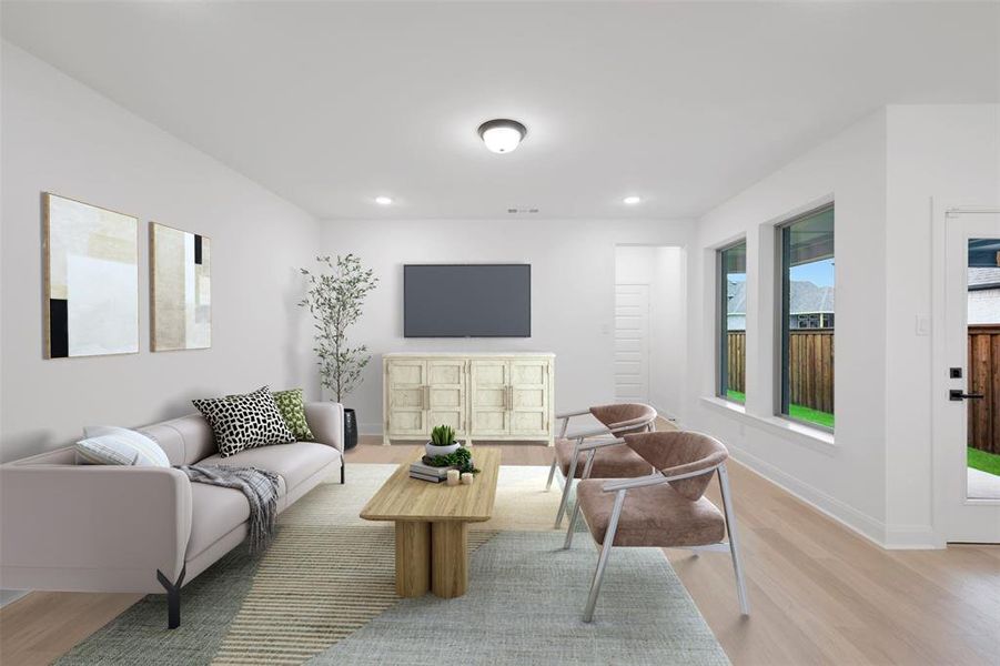 Furnished interior view inside a new home in Talia – Cottage Series, Mesquite (Image 10).