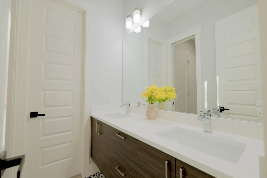 Jack and Jill bathroom