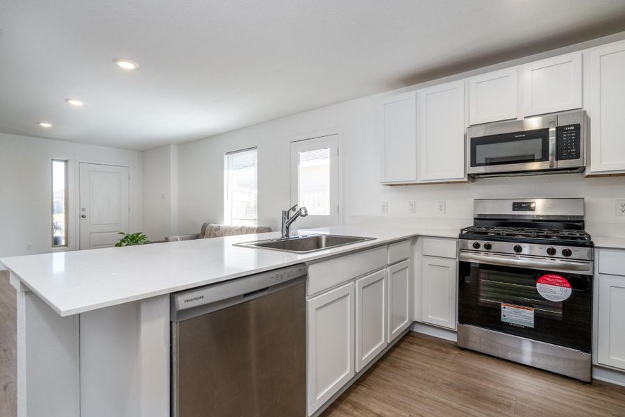 Furnished interior view inside a new home in Tavola: Cottage Collection, New Caney (Image 4). Furnished interior view inside a new home in Tavola: Cottage Collection, New Caney (Image 4).