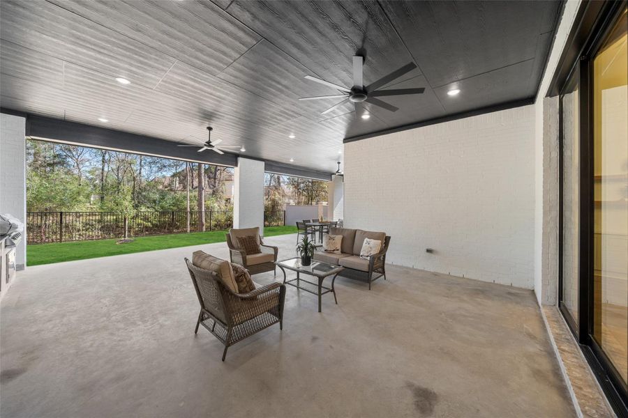 Exterior details and patio area of a home in , Montgomery (Image 26).