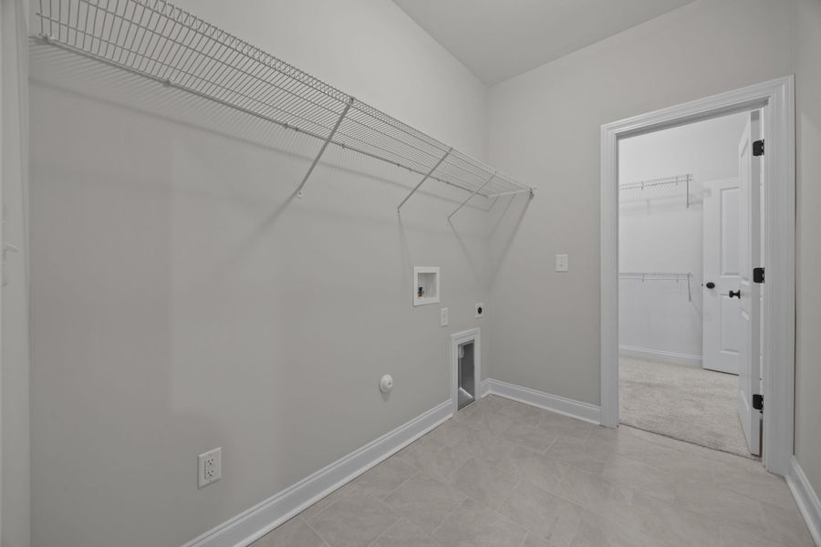 Spacious, unfurnished interior of a new home in The Preserve at Langston, Winterville (Image 46).