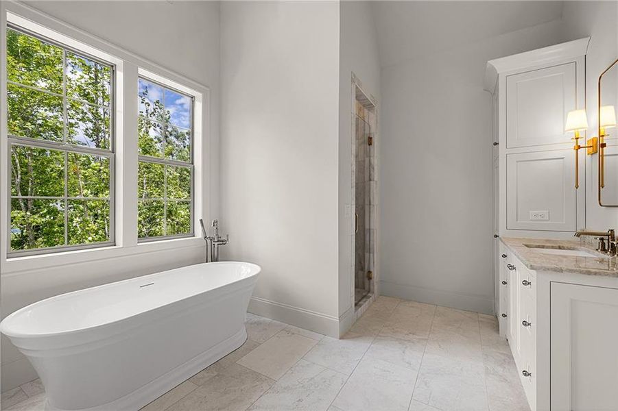 Furnished interior view inside a new home in , Newnan (Image 14).