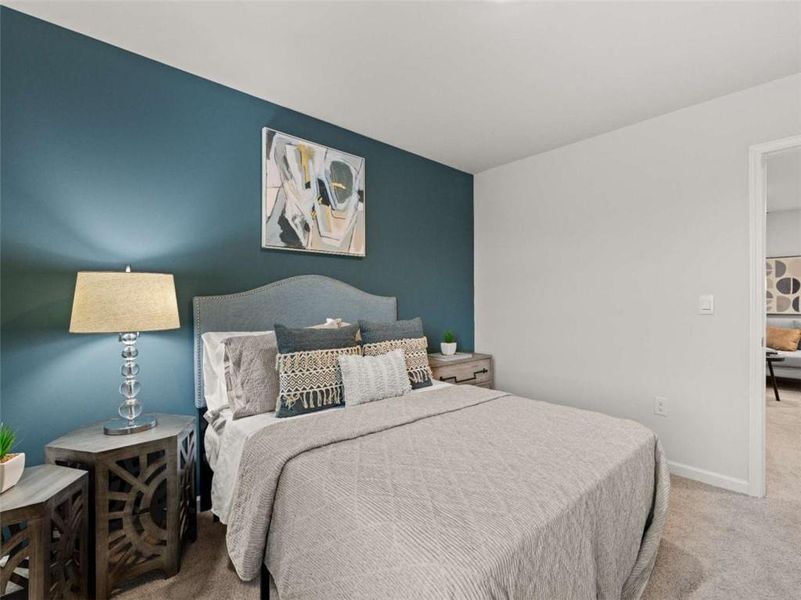 Furnished interior view inside a new home in Rosewood Farms, Acworth (Image 25).