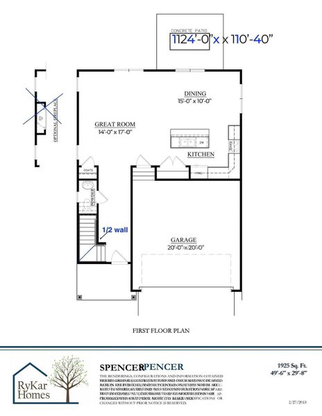 2D floor plan layout of this home in , Clover, SC (Image 10).