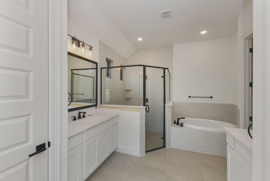 Representative furnished interior of a home built from the Everton by Chesmar Homes in Canyon Falls, Argyle (Image 6).