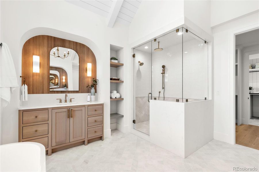 Furnished interior view inside a new home in , Denver (Image 27). Furnished interior view inside a new home in , Denver (Image 27).