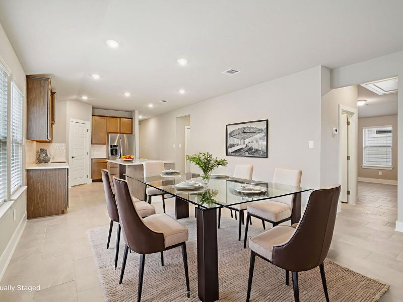 Furnished interior view inside a new home in Lark Canyon, New Braunfels (Image 6).