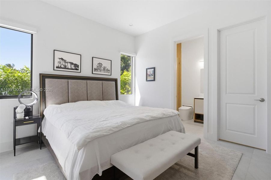 Furnished interior view inside a new home in , Miami (Image 12).