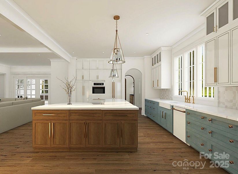 Kitchen - Artist Rendering of Proposed Home